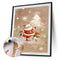 Santa Oil Paint by Numbers Hand Painted Frameless Picture Wall Home Ornament Kit
