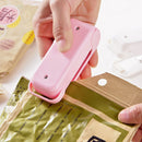 Portable Sealing Machine Food Storage Snack Bag Mini Heat Sealer (Pink) Newly