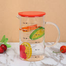 10pcs Tea Mug Cover Heat-Resistant Teapot Glass Cup Infuser Lids(Red)