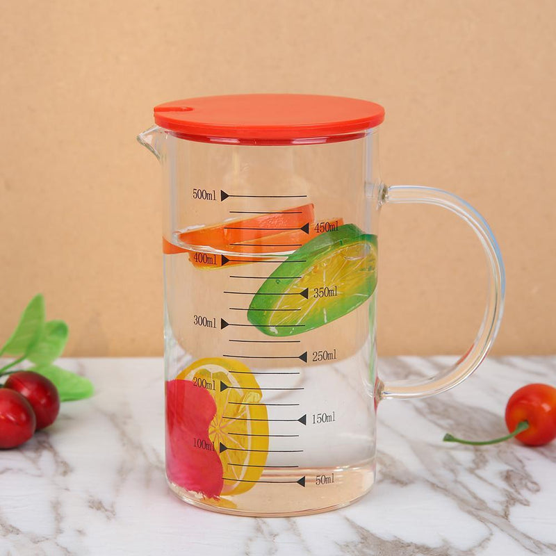 10pcs Tea Mug Cover Heat-Resistant Teapot Glass Cup Infuser Lids(Red)