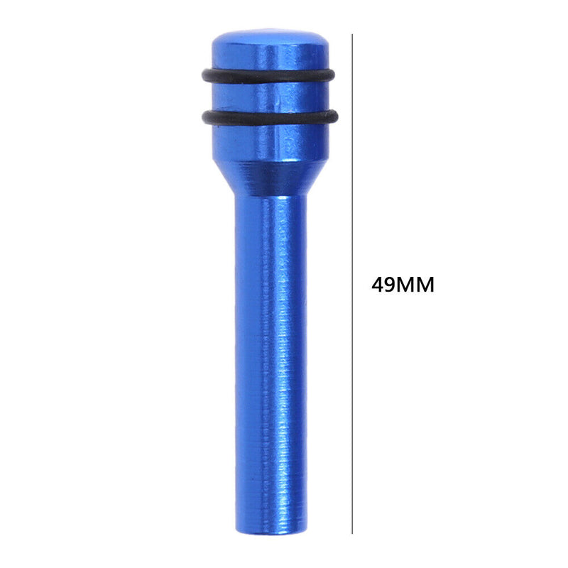 Universal Car Door Lock Knob Aluminum Alloy Door Lock Knob 2 inch (Blue) Newly