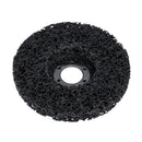 4 inch Poly Strip Disc Abrasive Wheel Paint Rust Remover Grinder (Black) Newly