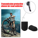 RISK 2pcs Bike Brake Shift Lever Cover Bicycle Protective Sleeve (Black) Newly