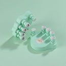 1 Pair Piano Finger Trainers Hand Strength Exerciser for Beginner (Green) Newly