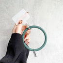 Hanging Ring Phone Silicone Chain Anti-Lost Lanyard Bracelet (Dark Green) Newly