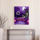 Halloween House Ghost Oil Paint By Numbers Kit Wall Decor 40x50cm (B1596 )