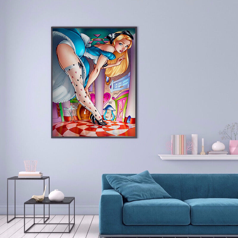 Beauty 5D DIY Full Drill Diamond Painting Picture Rhinestone Mosaic Home Decor