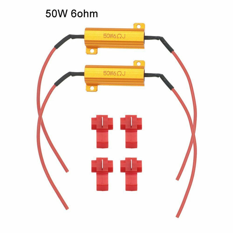 Wiring Resistance Headlight Load Resistor 50W 6 ohm Turn Signal Load Resistor