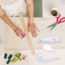 7 Pcs French Curve Metric Ruler Sewing Ruler Tailor DIY Set S Clothing FAST F4Y1