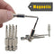6pcs Magnetic Triangle Screwdriver Bits S2 Steel 1/4 inch Hex Shank Bit Set
