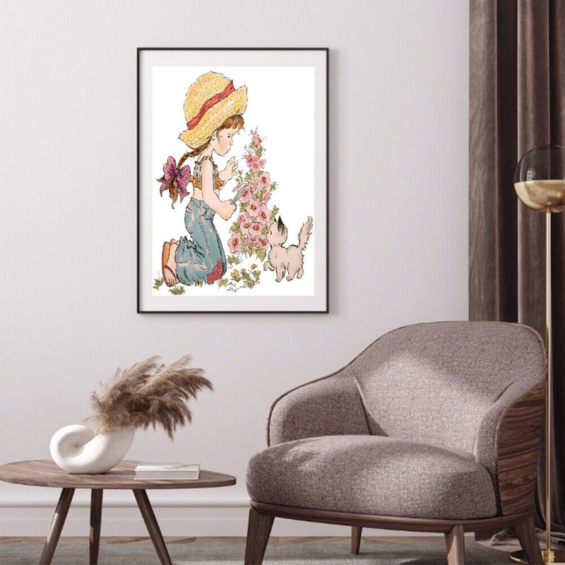 5D Diamond Painting Full Round Drill Cartoon kid Picture of