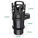 Damping Multifunction Vehicle 360°rotation 2 in 1 Car Double layer Cup holder
