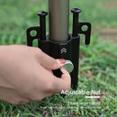 Shinetrip Outdoor Awning Rod Stand Portable Aluminum Alloy for Picnics Fishing