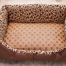 PeDog Cat Summer Cooling Bed Straw Bamboo Cozy Sleeping Pad Mat(Brown)(S)