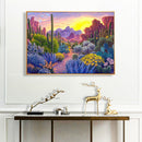 5D DIY Diamond Painting Cactus Full Round Home Decor Rhinestone Wall Drawin