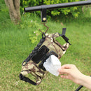 #A Outdoor Wet Tissue Box Canvas Paper Towel Wet Wipes Dispenser Hanging Storage