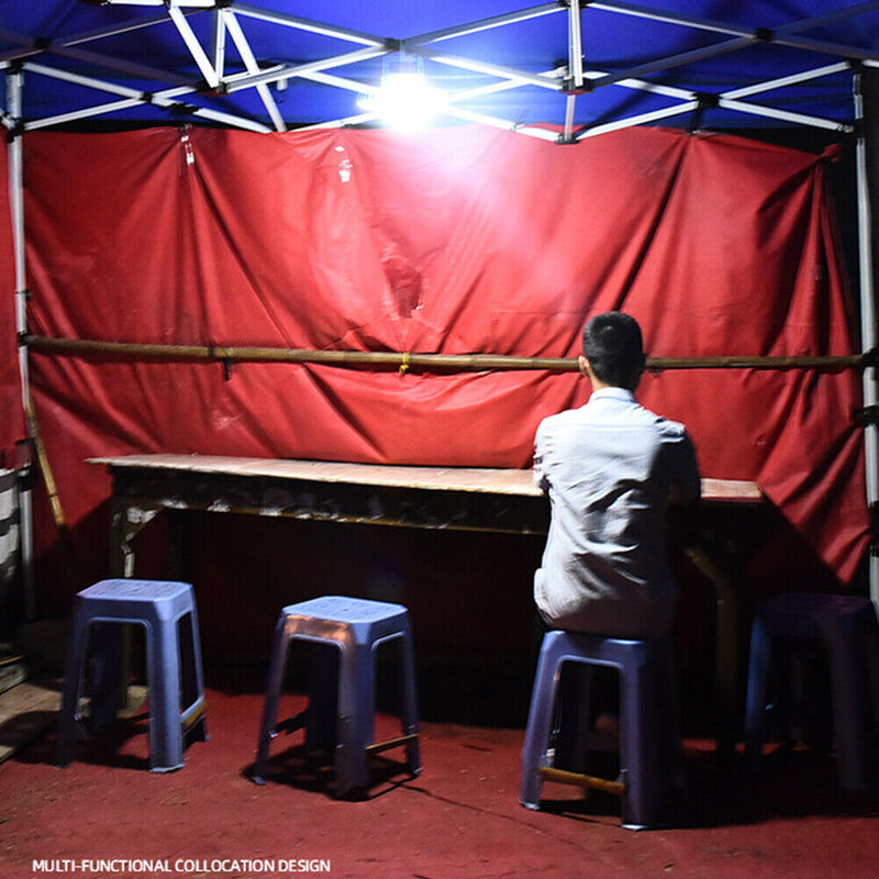 2 in 1 LED Multifunctional Tent Fan Rechargeable Camping Lamp for Outdoor Hik