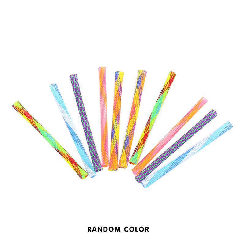 13cm Cat Teaser Color Spring Pet Flexible Interactive Bouncing Toys Random