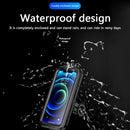 M18L Waterproof Motorcycle Bike Handlebar Rear View Mirror Phone Holder Case
