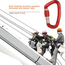 Aluminum Carabiner Outdoor Camping Climbing Hammock Lock Buckle (Red)