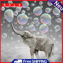 5D DIY Round Diamond Painting Elephant Beaded Drill Point Handicraft Home Decor
