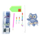 DIY Diamond Painting Light Catcher Hanging Crystal Wind Chime (Owl) Newly