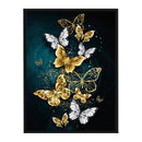11CT Full Embroidery DIY Butterflies Stamped Cross Stitch Art Needlework Ki