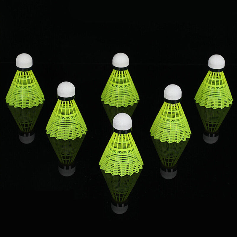 6pcs Nylon Badminton Balls Outdoor Sport Entertainment Training Shuttlecock