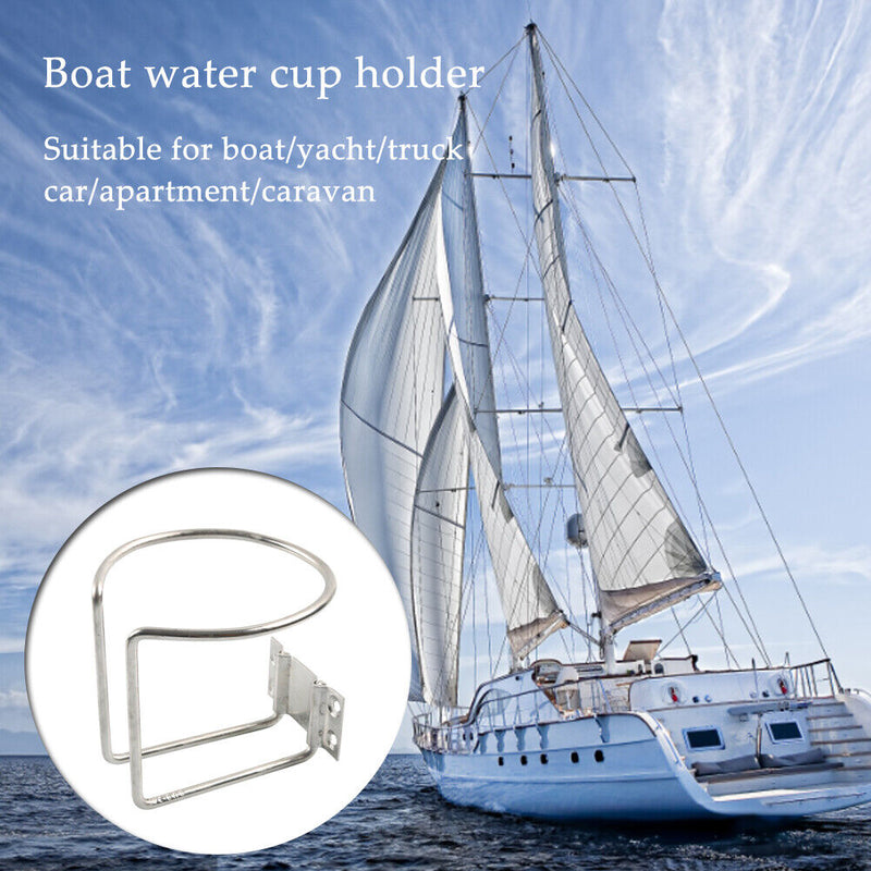 Yacht Boat Ship Drink Cup Holder Beverage Car Water Bottle Storage Bracket Rack