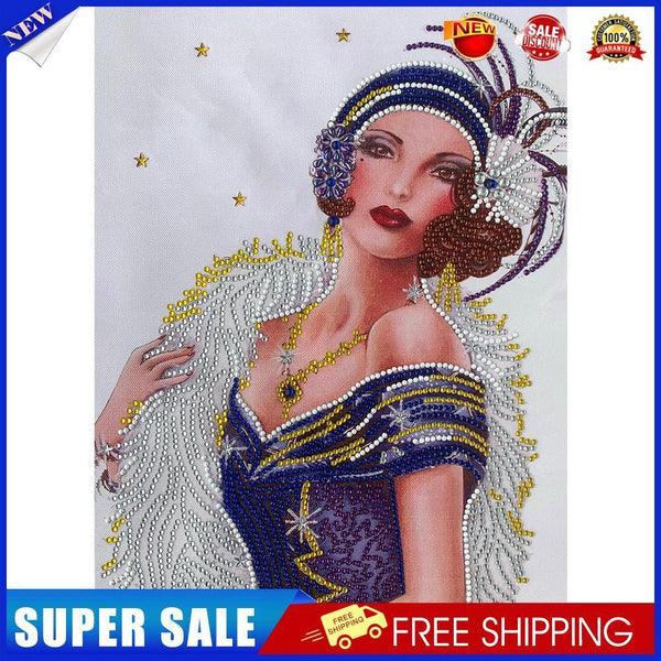 Diamond Painting Partial Special Drill Noble Lady Rhinestone Picture (Y080)