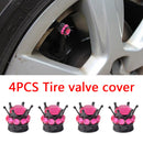 4pcs Universal Tyre Rim Stem Air Cover Car Rhinestone Crown Wheel Tire Valve