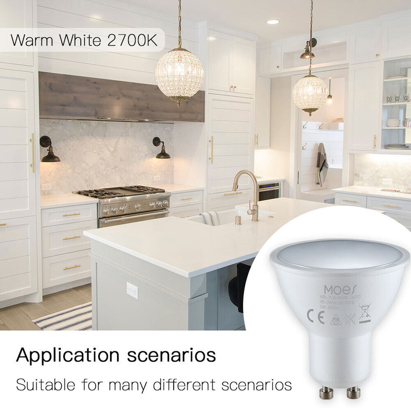 WiFi Smart Light Bulb 5W Dimmable Lamp APP Remote for Alexa/Google Home