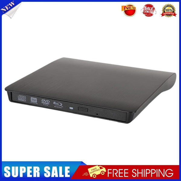 USB 3.0 SATA External DVD CD-ROM RW Player Optical Drive Enclosure (Black)