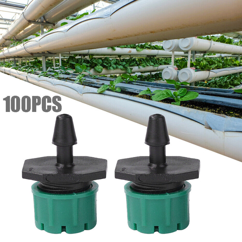 100pcs Spray Nozzle Water Dropper Garden Anti Drip Mist Irrigation Sprinkler