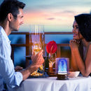 E27 99LED Flame Effect Light Bulb Flickering Fire Decorative Lamp (Blue) Newly