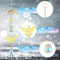 #A Crystal Wind Chime Prism Light Catcher Windbell Bedroom Hanging Decorations G