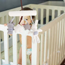 Lovely Baby Bed Hanging Bell with BB Cartoon Animal Music Play Box Develop Toys