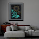 Full Round Luminous Diamond Painting Two Sunflowers Rhinestone Wall Picture Gift