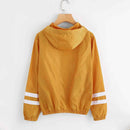 Breathable Long Sleeve Leisure Women Coats Front Zipper Sports Tops