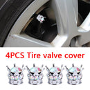 4x Universal Car Rhinestone Crown Wheel Tire Valve Caps Tyre Rim Stem Air Cover