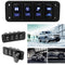 12V 4 Button Blue LED On/Rocker Switch Panel with 150mm Cable for Toyata