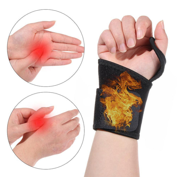 Wrap Wristband Belt Self-Heating Hand Warmer Magnetic Therapy Wrist Support