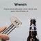 Multifunctional Universal Wrench Bottle Opener Wrench Spanner Small Repair Tools