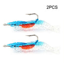Glow in the Dark Artificial Simulation Prawn Crankbait Sea Fishing Accessories