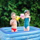 Children Inflatable Pool Bathtub Water Square Swimming Pool (120X90X50cm)
