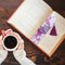 DIY Peafowl Special Shaped Diamond Painting Leather Tassel Bookmark Gift Newly
