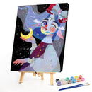 Canvas Painted Oil Paint By Numbers Aries Girl DIY Modern Bedroom Wall Art