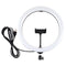 with Tripod LED Ring Light Selfie Video Light 8 Colors RGBW USB 10 Modes