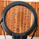 2 LED Loupe Lighted Reading Magnifier Neck Wear Sewing Magnifying Glass Newly