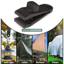 8pcs Tarpaulin Tent Canopy Clip Outdoor Wind Rope Clamps Awning Tighten Tools